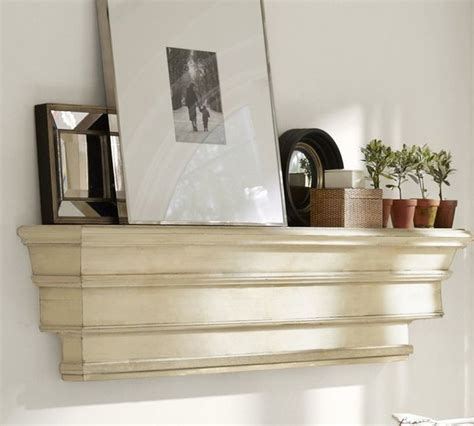 pottery barn ledge shelves